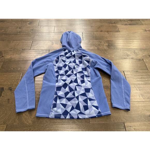 The North Face Youth Girls Blue Fleece Full Zip Outdoors Hoodie Jacket Size XL - Picture 3 of 10